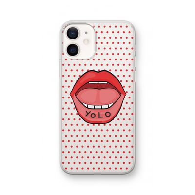 Yolo Denise: iPhone 12 Transparant Hoesje