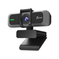 j5create JVU430-N 4K-webcam 3840 x 2160 Pixel Geïntegreerd afdekpaneel, Microfoon, Klemhouder, Standvoet