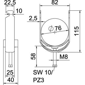 OBO Bettermann 1186276 Beugelklem 1 stuk(s)