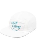 Maison Kitsuné casquette à logo imprimé - Blanc - thumbnail