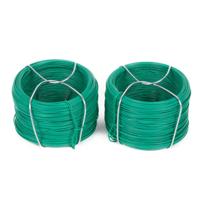 Benson Binddraad - 2x rolletjes - groen - 50 m x 0,7 mm - plantendraad