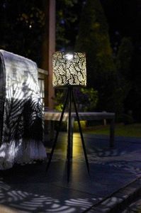 Luxform SOLAR FOREST TRIPOD Buitengebruik vloerverlichting LED Zwart, Koper