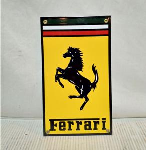 Ferrari Emaille Bord 30.5 x 18 cm