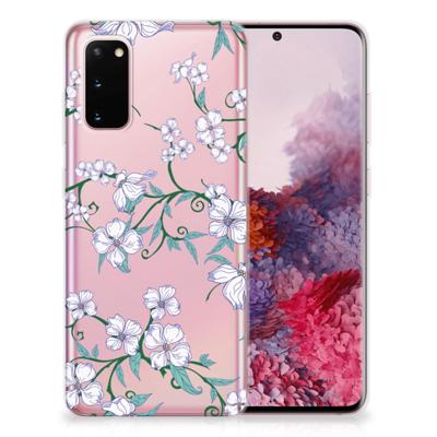 Samsung Galaxy S20 Uniek | TPU Case | Blossom White