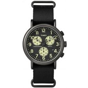 Horlogeband Timex 2P71500 Textiel Zwart 20mm
