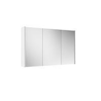 Adema Prime Spiegelkast - 100x63x16cm - inclusief zijpanelen - mat wit SW1212817/SW812070