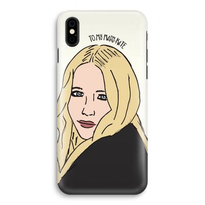 Mary Kate: iPhone Xs Volledig Geprint Hoesje
