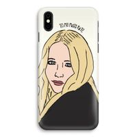 Mary Kate: iPhone Xs Volledig Geprint Hoesje