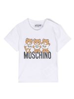 Moschino Kids t-shirt en coton à imprimé Teddy Bear - Blanc - thumbnail