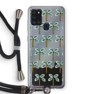 Paradise: Samsung Galaxy A21s Transparant Hoesje met koord