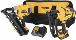 DeWALT DCK2046P2-QW 18V Combi Tackerset met 5.0Ah accu's en lader in tas