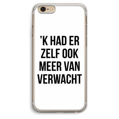 Meer verwacht: iPhone 6 Plus / 6S Plus Transparant Hoesje