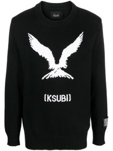 Ksubi pull à logo en intarsia - Noir