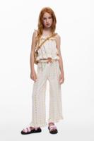 Lange broek met pompons - WHITE - 13/14