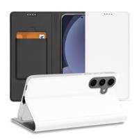 Stand Case Hoesje Samsung Galaxy S25 Plus Wit met Pashouder Stand Case Hoesje Samsung Galaxy S25 Plus Wit met Pashouder