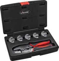VIGOR Lever crimping pliers set 6tlg.