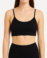 Meisjes Spaghetti topje Organic 31993 - Bh Topje Biologisch katoen - 46 - Wit