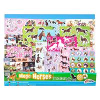 Grafix Mega stickerset paarden, 500st.