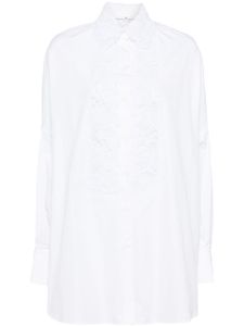 Ermanno Scervino chemise à fleurs en dentelle - Blanc