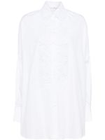 Ermanno Scervino chemise à fleurs en dentelle - Blanc