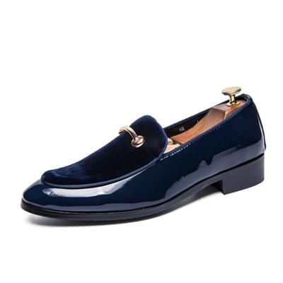 Puntige set mannen lederen schoenen grootte: 48 (blauw) Puntige set mannen lederen schoenen grootte: 48 (blauw)