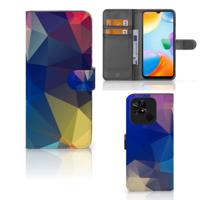Xiaomi Redmi 10C | Book Case | Polygon Dark