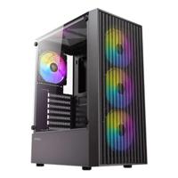 ATX Semi-toren doos Antec AX27 RGB Zwart