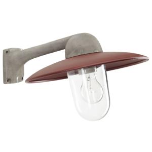 KS Verlichting Industrie stallampFabrique metaalgrijs met retro bruin - 1196RD