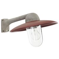KS Verlichting Industrie stallampFabrique metaalgrijs met retro bruin - 1196RD