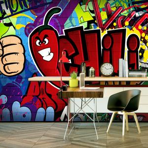 Zelfklevend fotobehang - Chili Out, Graffiti, 490x280, premium print