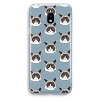 It's a Purrr Case: Samsung Galaxy J3 (2017) Transparant Hoesje - thumbnail