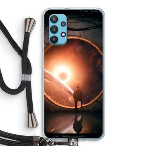 Ephemeral: Samsung Galaxy A32 4G Transparant Hoesje met koord