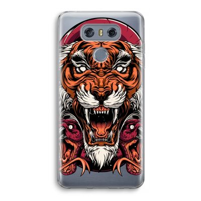 Tiger and Rattlesnakes: LG G6 Transparant Hoesje