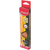 Maped potlood Black&apos;Peps 2B, met gum