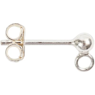 Creativ Company Oorsteker, l: 13 mm, zilver, 10 stuk/ 1 doos