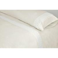 Dekbedovertrek set Pierre Cardin ELISA Beige Ivoor Bed van 135 2 Onderdelen