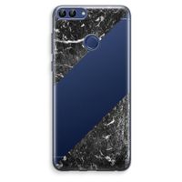 Zwart marmer: Huawei P Smart (2018) Transparant Hoesje Zwart marmer: Huawei P Smart (2018) Transparant Hoesje