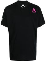 ACRONYM t-shirt en coton à imprimé graphique - Noir