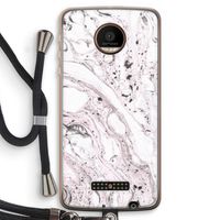 Mengelmoes: Motorola Moto Z Force Transparant Hoesje met koord
