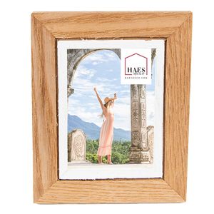 HAES DECO - Fotolijst 7x10 Bruin, formaat 11x1x14 cm - Natural Cosy