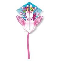Kites Ready 2 Fly - pop-up nylon vlieger eenhoorn