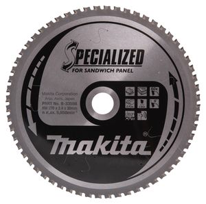 Makita Accessoires Cirkelzaagblad | Sandwichpaneel | Hm 270X30 60T - B-33598