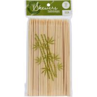 BBQ Sate/spiesjes prikkers - 100x - bamboe hout - 15 cm - spiezen - satestokjes