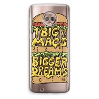 Big Macs Bigger Dreams: Motorola Moto G6 Transparant Hoesje