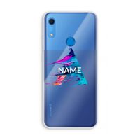 Abstract Spectrum: Huawei Y6s Transparant Hoesje