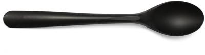 Conpax Folia lepel, herbruikbaar, uit CPLA, 19 cm, zwart, pak van 50 stuks