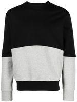 Versace Jeans Couture sweat colour block à bande logo - Noir