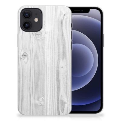 iPhone 12 | 12 Pro (6.1") | Bumper Hoesje | White Wood