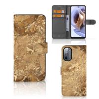 Motorola Moto G31 | G41 | Bookcase | Marmer Creme