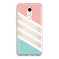 Strepen pastel: Xiaomi Redmi 5 Transparant Hoesje